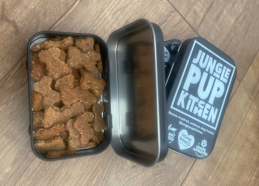 Reusable Treat Tin – Filled with Coconutter Banana Bites